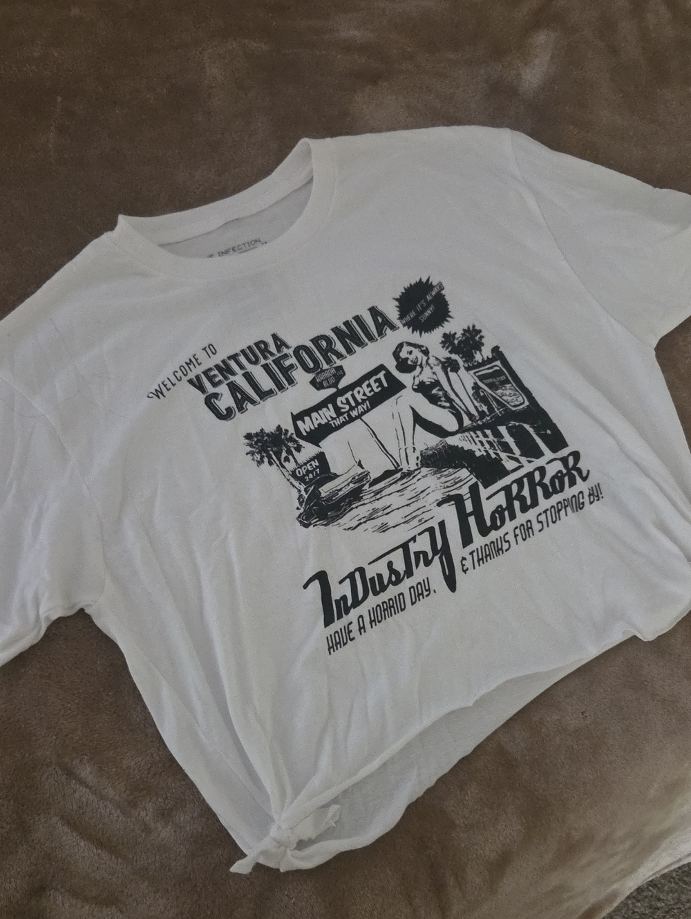 Ventura California Graphic Tee - White